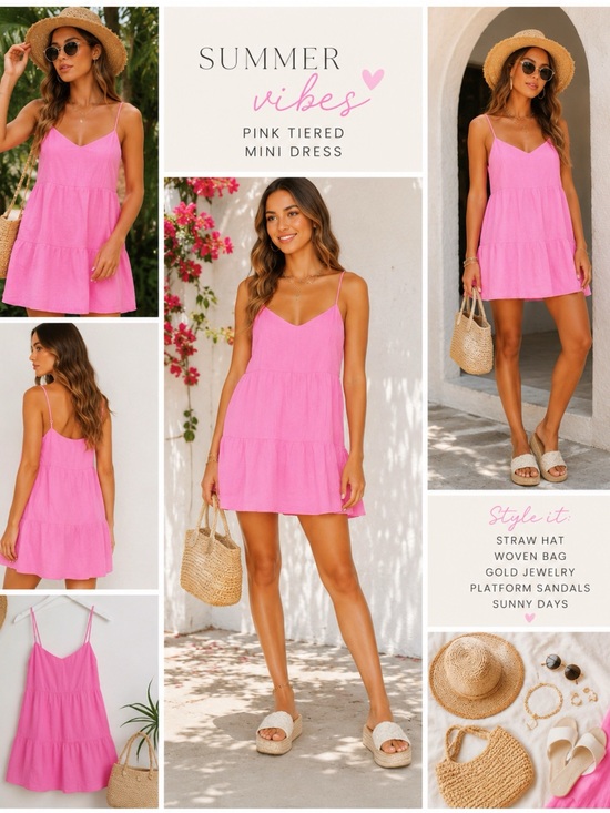 Show Me Your MuMu Dresses & Skirts - SHOW ME YOUR MUMU Pink Babydoll Mini Dress